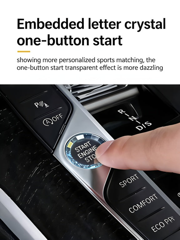BMW Crystal Interior Trim Set - Shift Paddles, iDrive Knob, Start Button, Volume Knob - compatibility reference