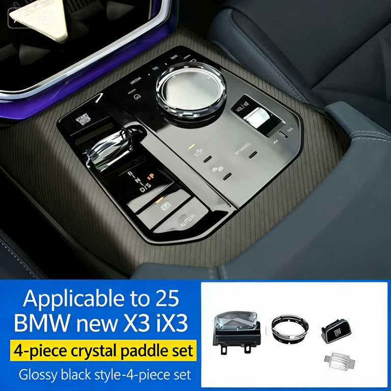 BMW Crystal Interior Trim Set - Shift Paddles, iDrive Knob, Start Button, Volume Knob - image 6