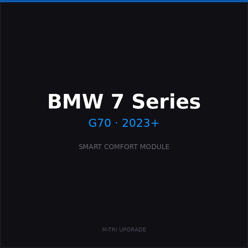 BMW Smart Comfort Module — 7 Series — G70 (2023+)