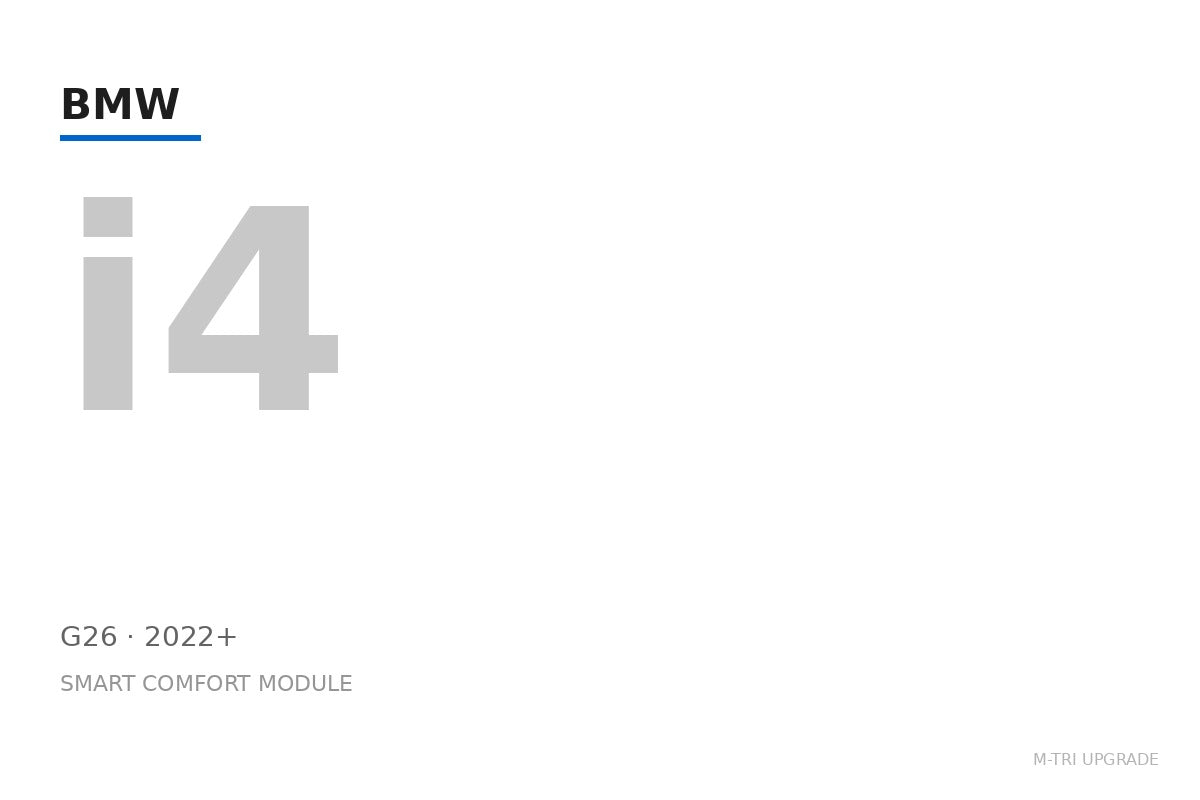 BMW i4 — Smart Comfort Module