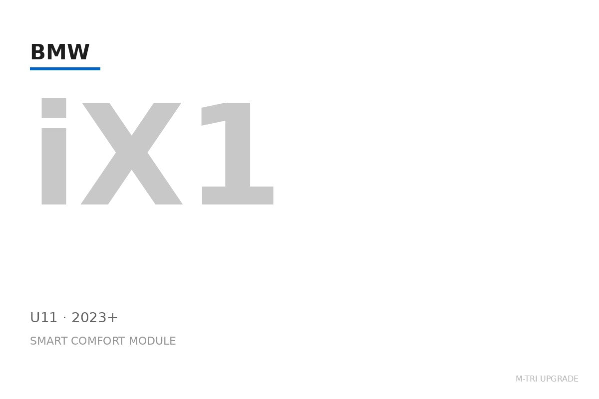 BMW iX1 — Smart Comfort Module
