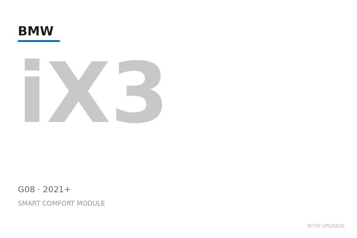 BMW iX3 — Smart Comfort Module
