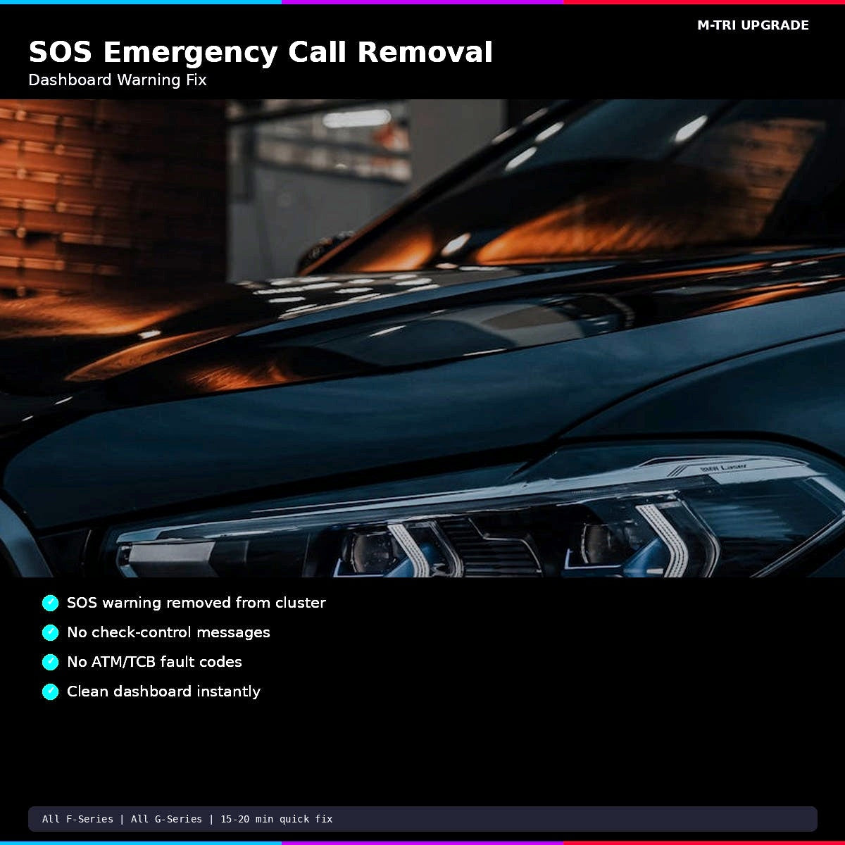 BMW SOS Emergency Call System Removal - Remote Coding