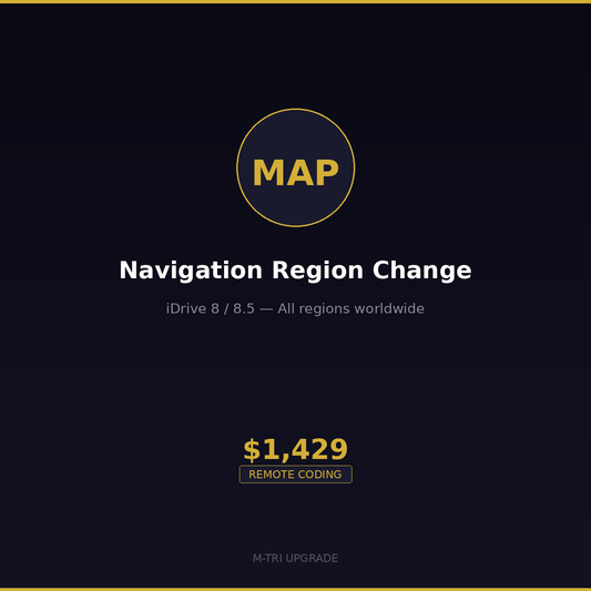 BMW Navigation Region Change - iDrive 8 / 8.5 (All Regions)