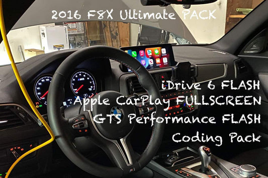 BMW F8X Ultimate Pack - iDrive 6, CarPlay Fullscreen, GTS Performance Flash