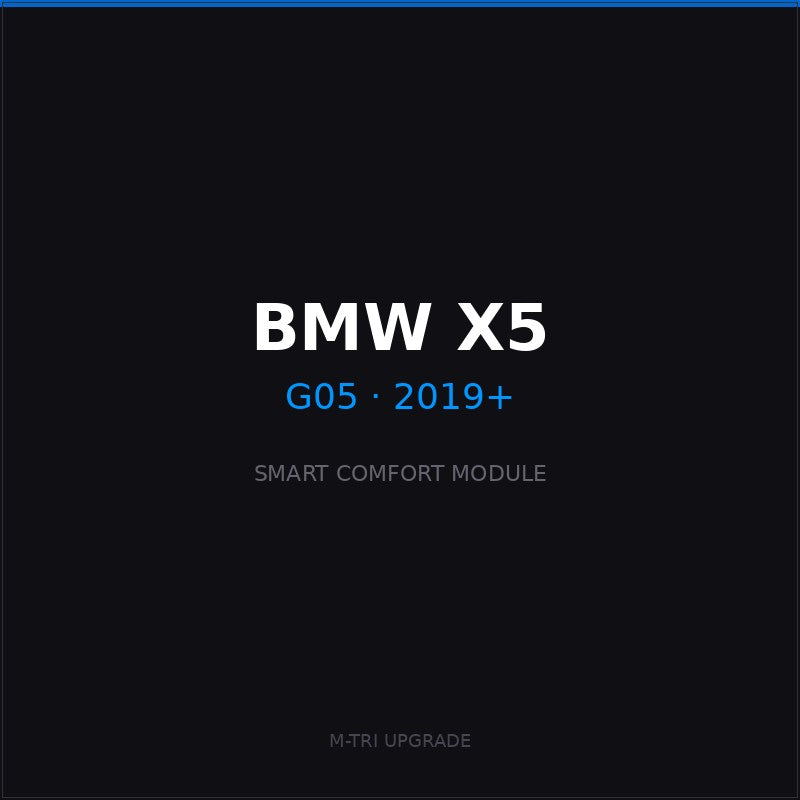 BMW Smart Comfort Module — X5 — G05 (2019+)