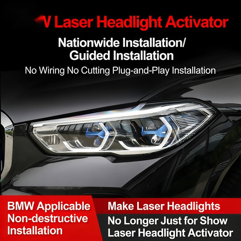 BMW Laser Headlight Activation Module - installation view