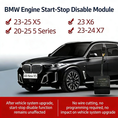 BMW Auto Start-Stop Disable Module - installation view