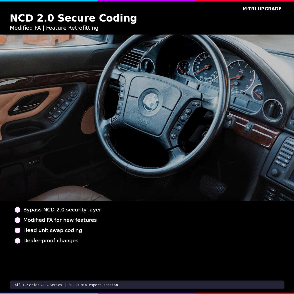 BMW NCD 2.0 Secure Coding with Modified FA Remote Service - Feature Details and Compatibility