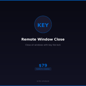 BMW Remote Window Close Coding Close Windows with Key Fob - MTri Upgrade BMW Remote Coding Service