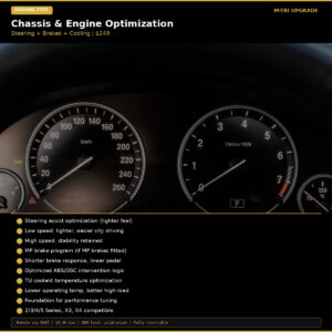 BMW Chassis & Engine Optimization Steering + Brakes + Cooling - MTri Upgrade BMW Remote Coding Service