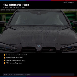 BMW F8X Ultimate Pack iDrive 6, CarPlay, GTS Flash - MTri Upgrade BMW Remote Coding Service