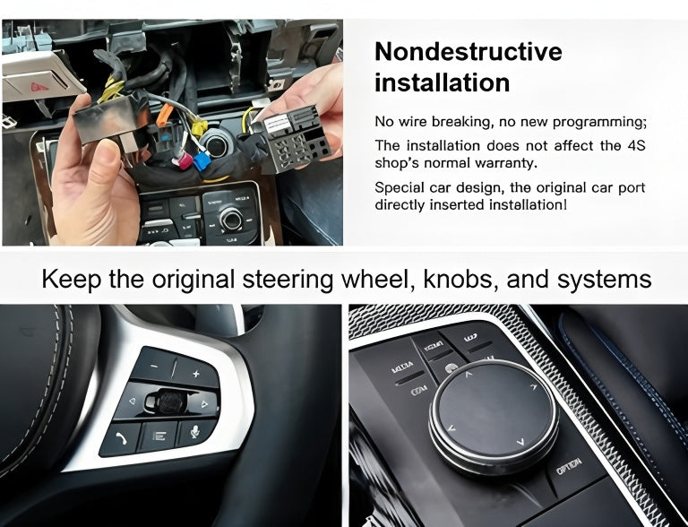 BMW Apple CarPlay and Android Auto - iDrive 7 MGU - installation view