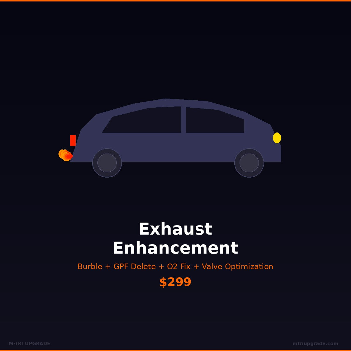 BMW Exhaust Enhancement Package Burble Tune + GPF Delete + O2 Fix - Feature Details and Compatibility