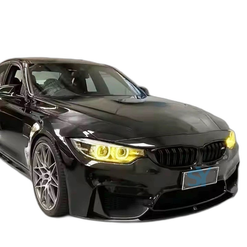 BMW M3 M4 F80 F82 GTS-Style Yellow DRL LED Modules (2014-2020) - compatibility reference