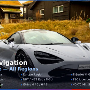 BMW 2026 Navigation Map Update - NBT NBT Evo MGU remote installation service