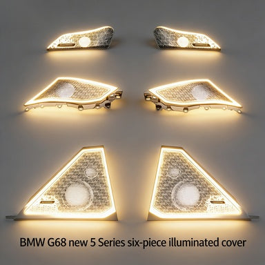 BMW 5 Series Illuminated Door Sill Panel - installation view